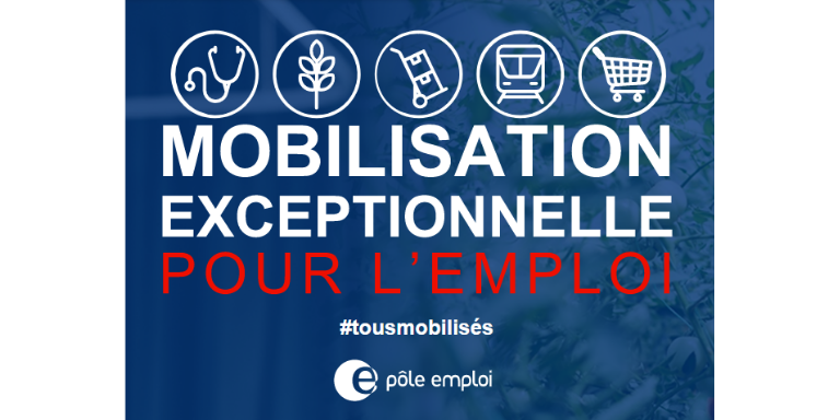 Image mobilisation exceptionnelle pour l'emploi
